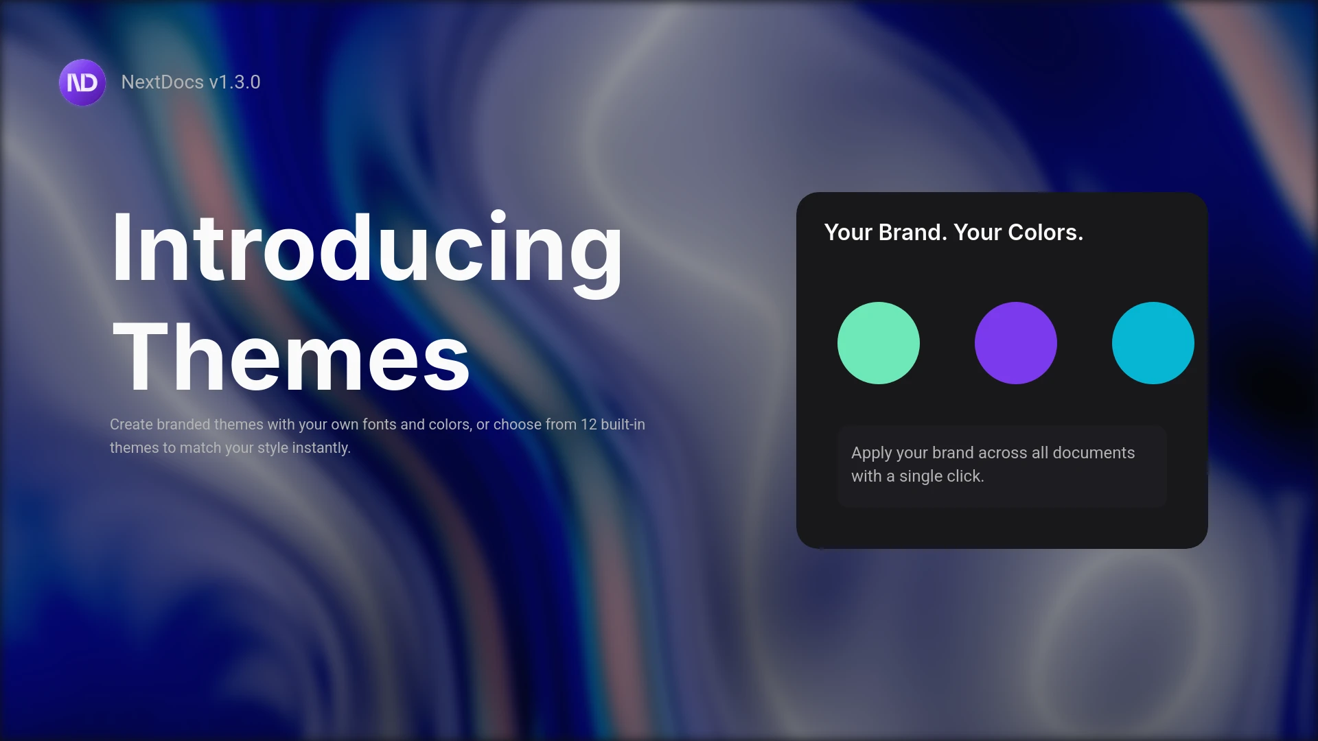 Introducing Themes and the Pageless Document Editor