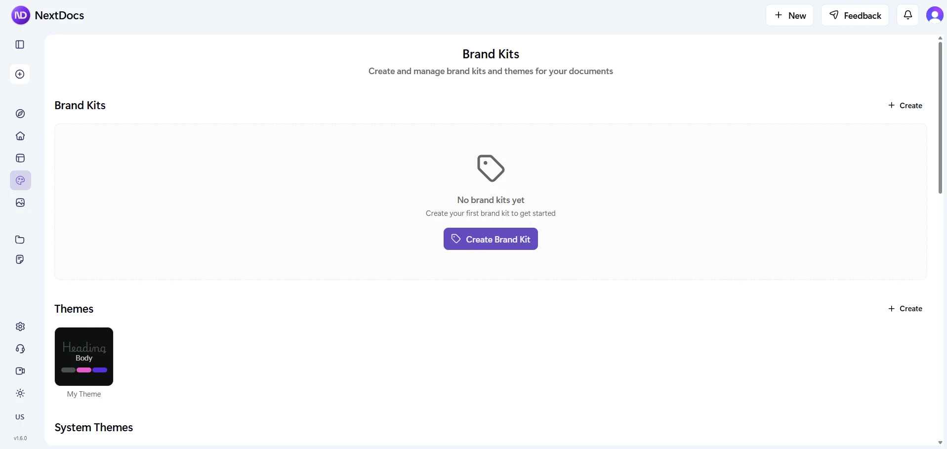 NextDocs v1.6: ブランドキット