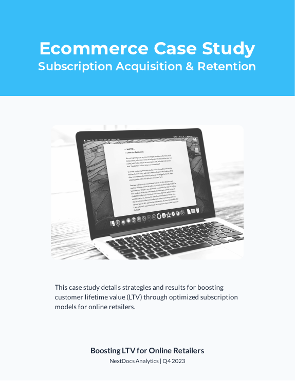 Ecommerce Case Study: Subscription Growth
