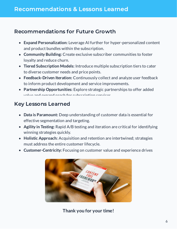 Ecommerce Case Study: Subscription Growth