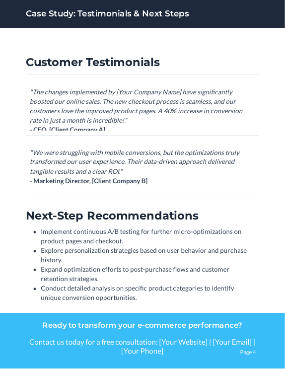 Ecommerce Growth Case Study for Retail Brands 9