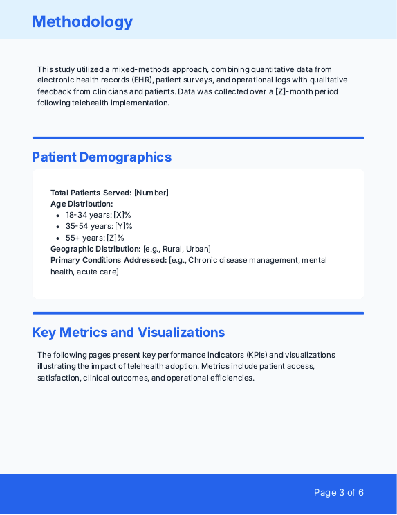 Telehealth Adoption Case Study: Patient Outcomes