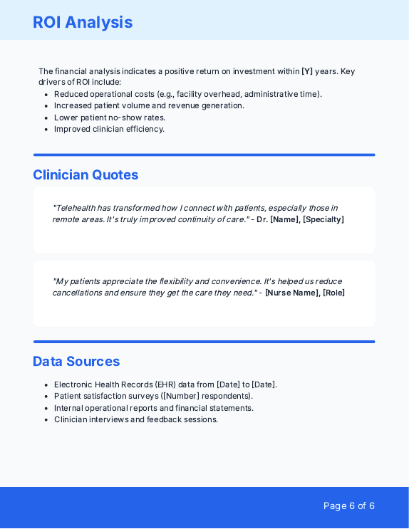Telehealth Adoption Case Study: Patient Outcomes