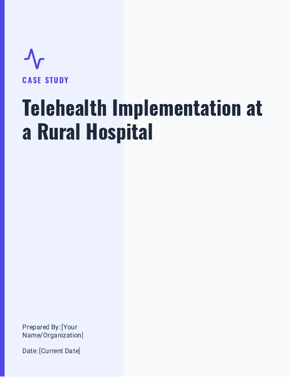 Telehealth Outcomes for Rural Hospitals