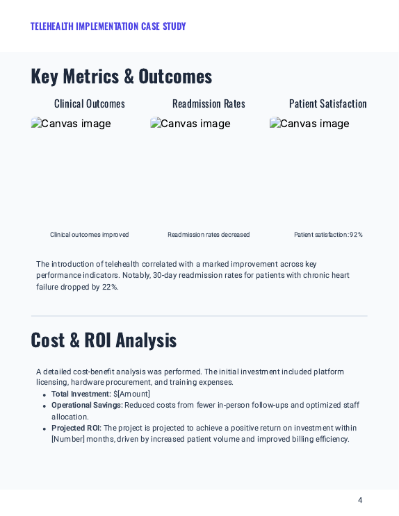 Telehealth Outcomes for Rural Hospitals