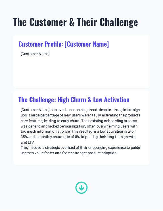 SaaS Onboarding & Retention Case Study