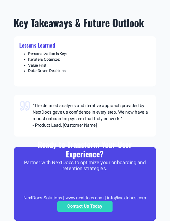 SaaS Onboarding & Retention Case Study