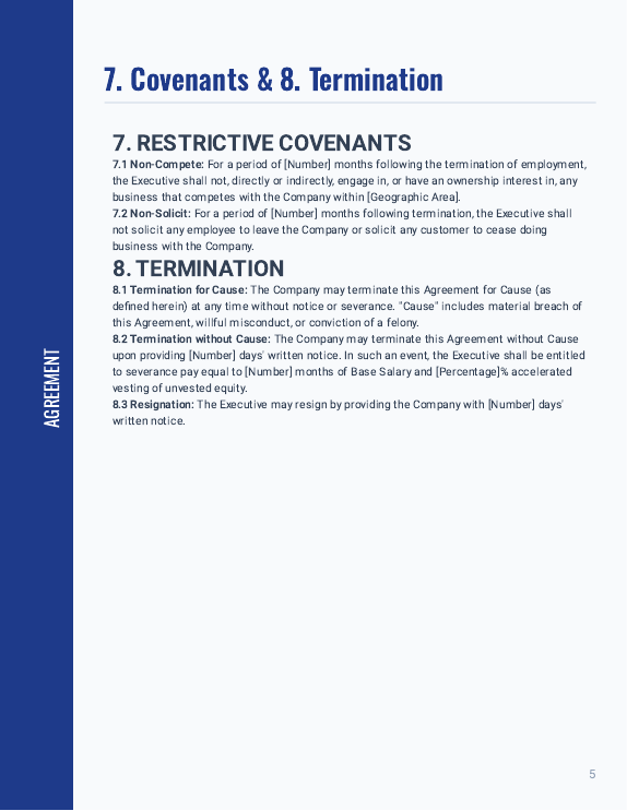 Senior Executive Remote Employment Agreement