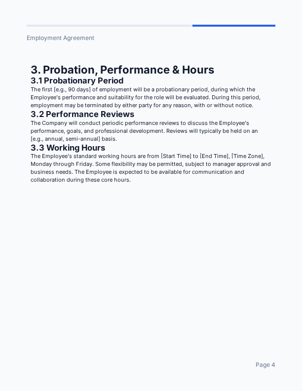 Employment Agreement for Remote & Hybrid Roles