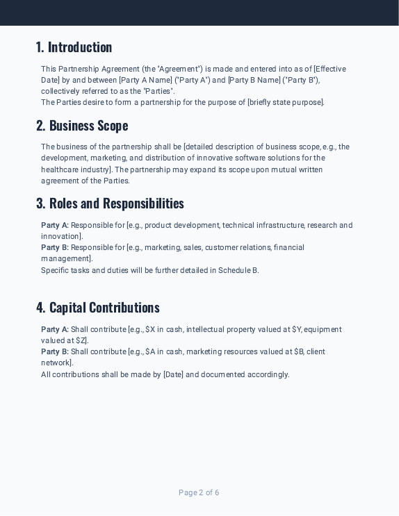 Partnership Agreement - Revenue Share & IP
