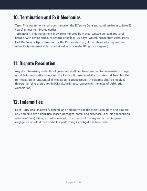 Partnership Agreement - Revenue Share & IP
