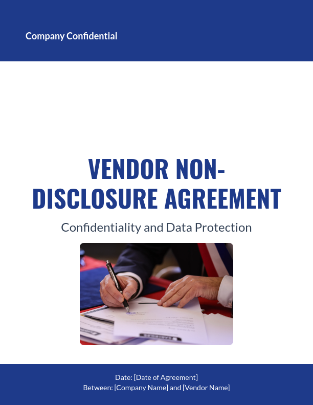 Vendor NDA for Data & Subprocessors