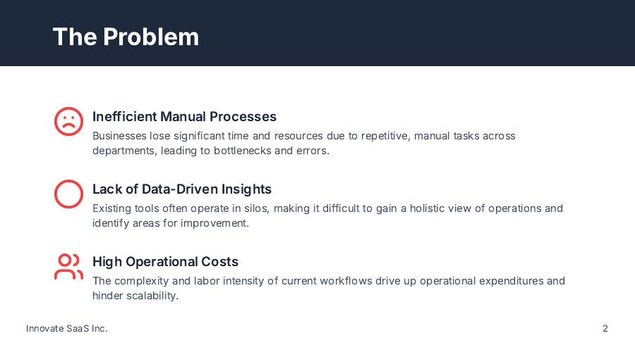 SaaS Growth Pitch for Series A Investors