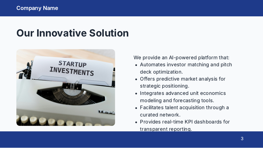 Investor Deck: Growth & Unit Economics