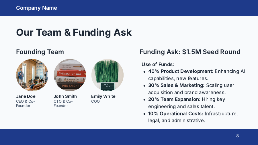 Investor Deck: Growth & Unit Economics