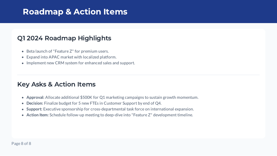 QBR Strategic Ops & Growth Review