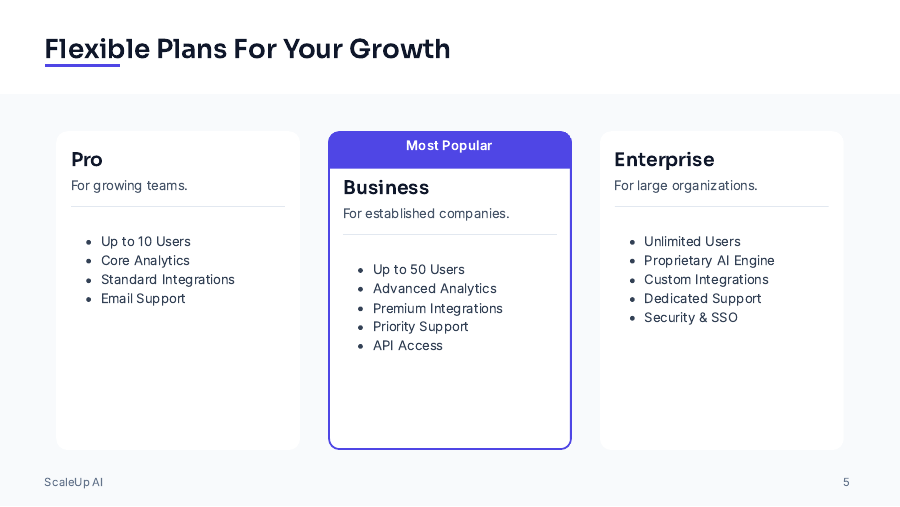 B2B SaaS Enterprise Sales Pitch