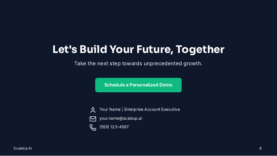 B2B SaaS Enterprise Sales Pitch