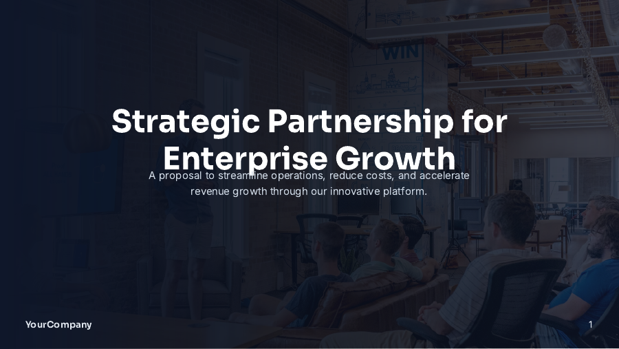 Enterprise Sales Pitch for Strategic Deals