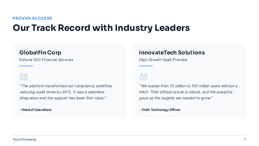 Enterprise Sales Pitch for Strategic Deals