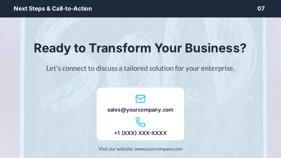 B2B Sales Growth Pitch for Enterprise Deals