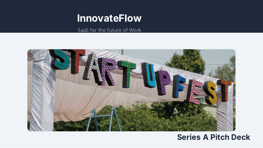 Series A SaaS Growth Pitch Deck