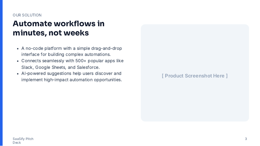 SaaS Seed Growth Pitch for Investors