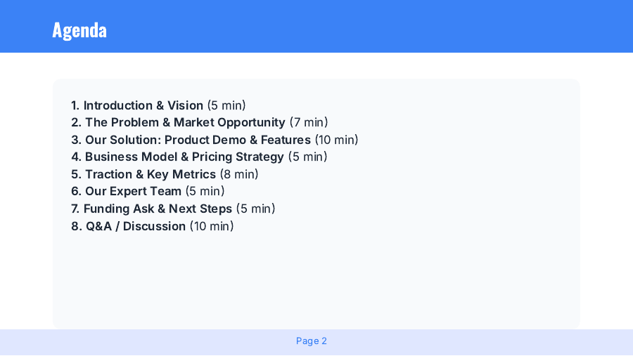 Investor Webinar: Early-Stage SaaS Pitch