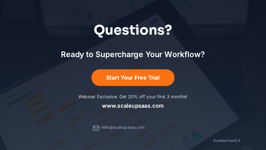 Webinar Pitch: SaaS Growth Roadmap