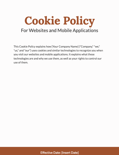 Cookie Policy — Tracking & Analytics Focus