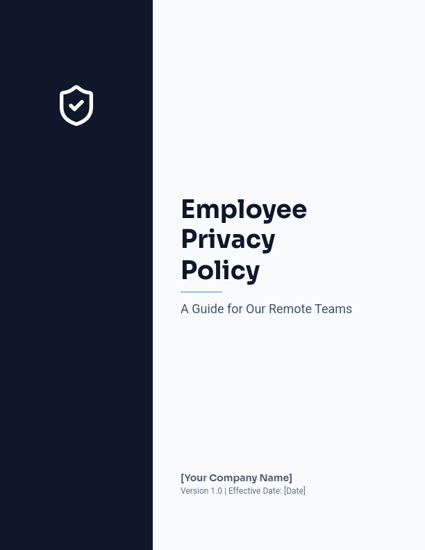 Employee Privacy Policy for Remote Teams