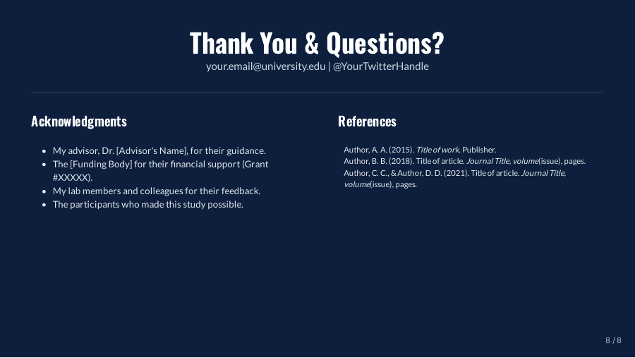 Graduate Research Symposium Slides