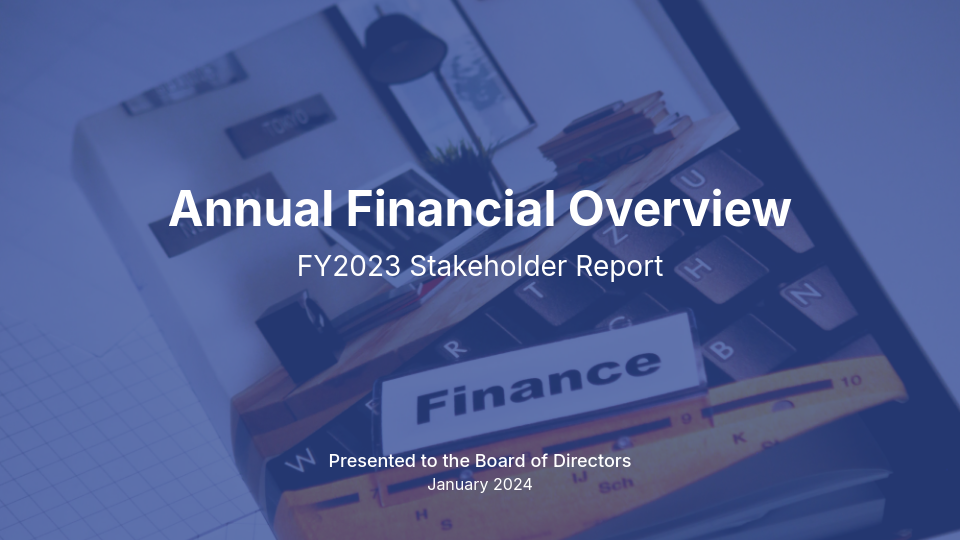 Annual Financial Overview for Stakeholders