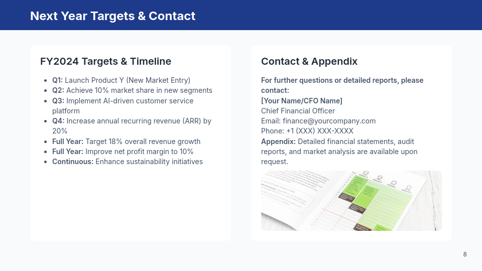 Annual Financial Overview for Stakeholders