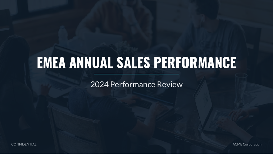 Annual Sales Performance Review — EMEA