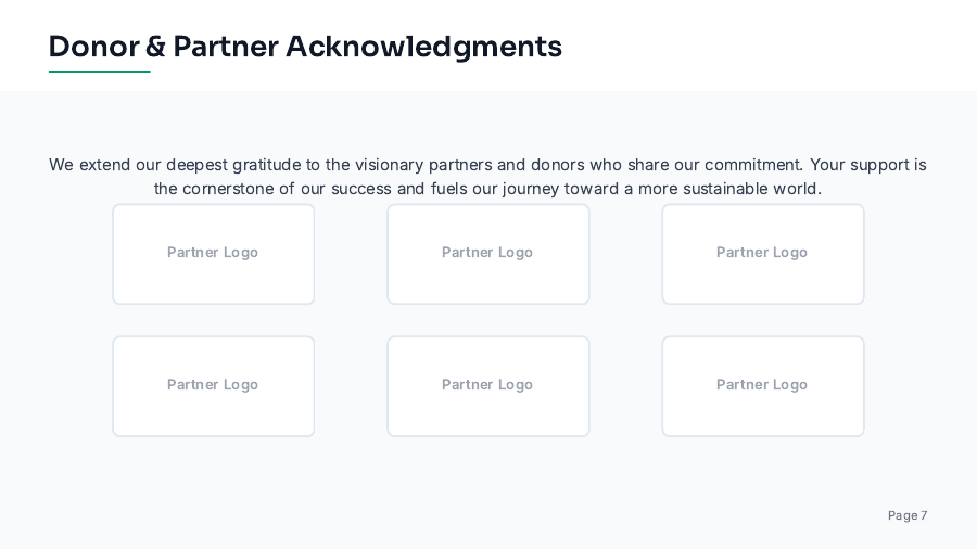 Annual Impact Review: Sustainability Edition