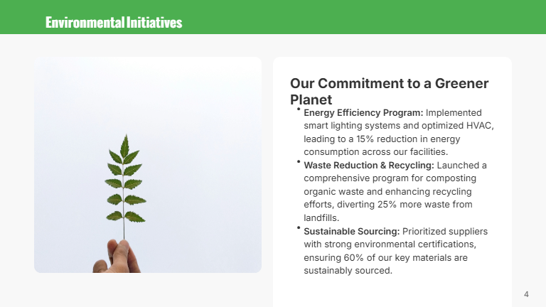 Annual Sustainability Review for Startups