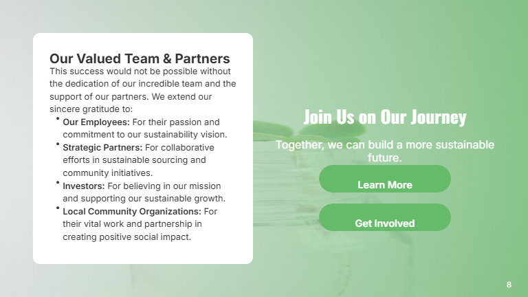 Annual Sustainability Review for Startups