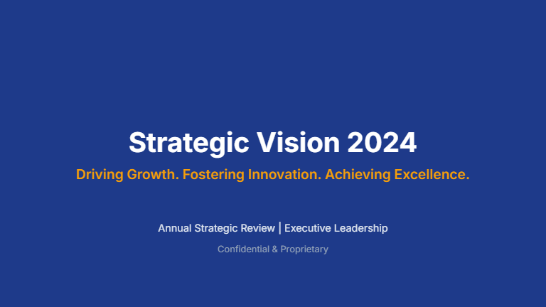 Annual Strategic Review for Executives