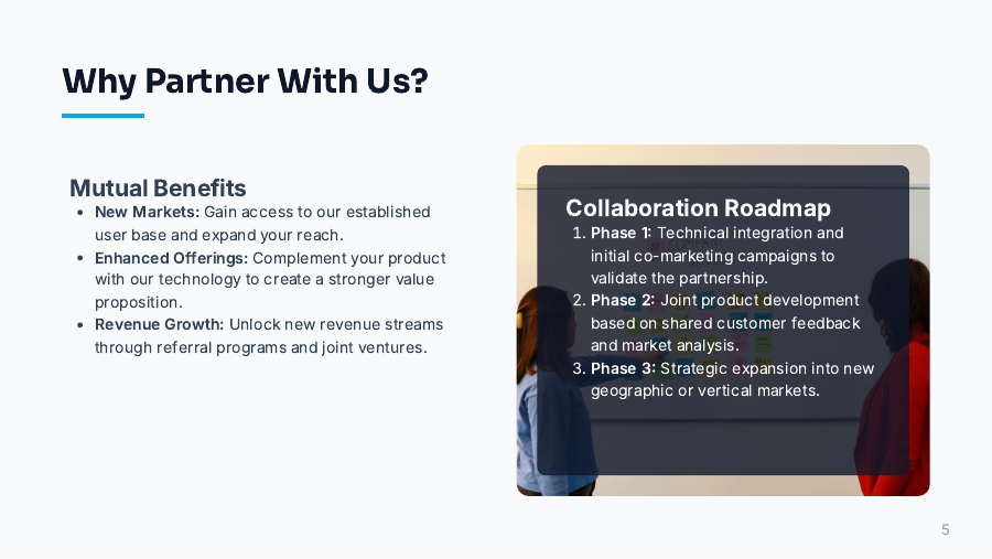 Company Overview for Strategic Partners