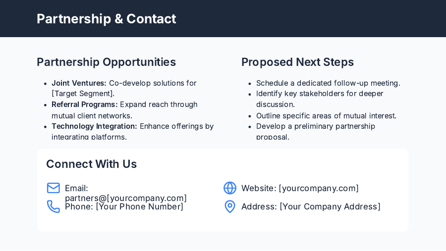 Company Overview for Strategic Partners