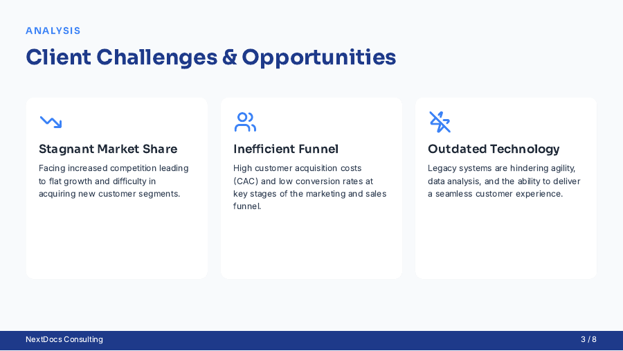 Consulting Engagement: Growth Strategy Deck