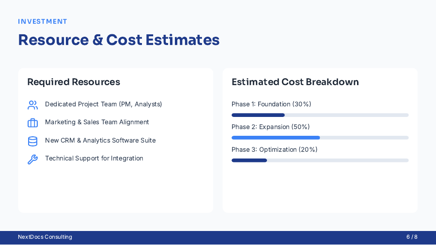 Consulting Engagement: Growth Strategy Deck