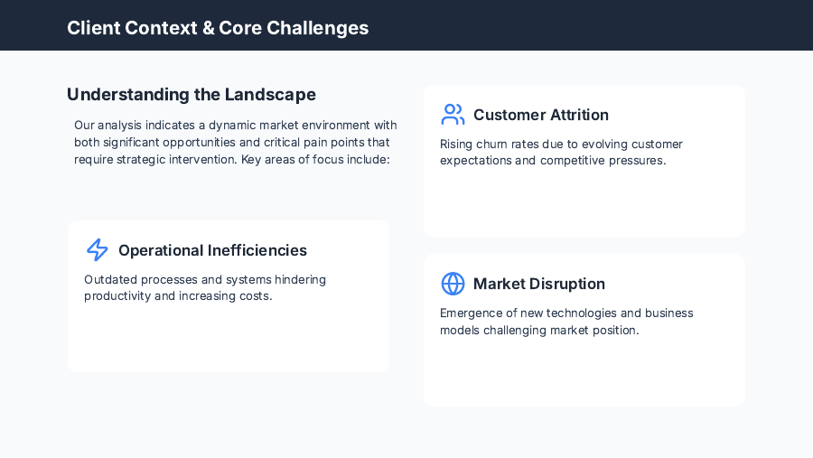 Consulting Strategy Roadmap for Executives