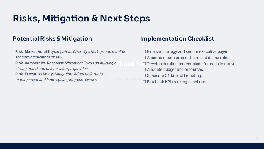 Executive Growth Strategy Roadmap for Clients