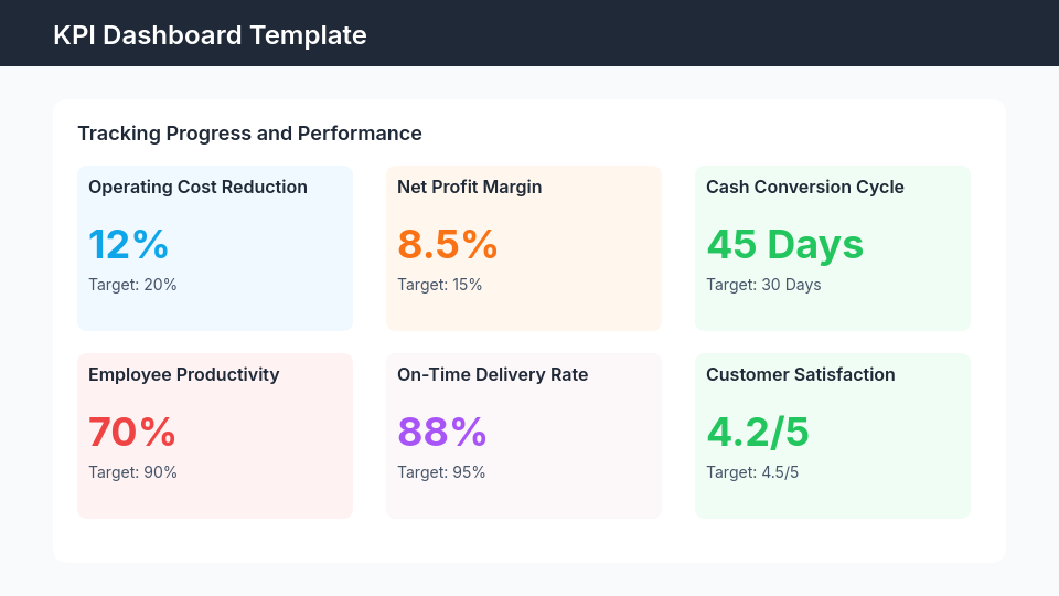 Operational Turnaround Deck for Mid-Market CFOs