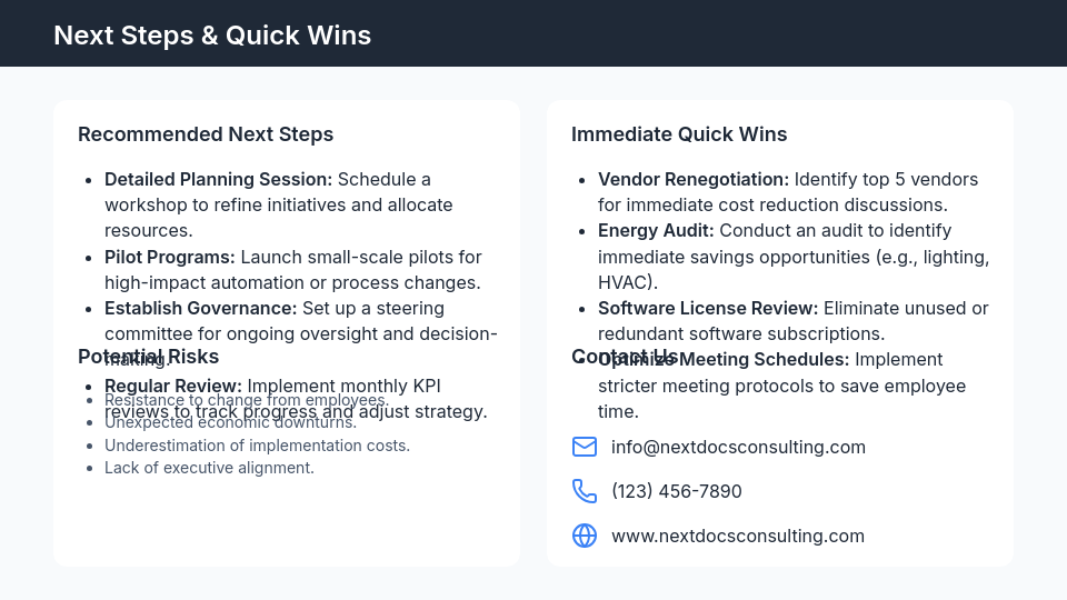 Operational Turnaround Deck for Mid-Market CFOs