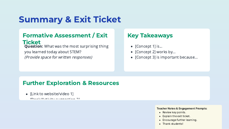 Interactive STEM Lesson Slide Kit
