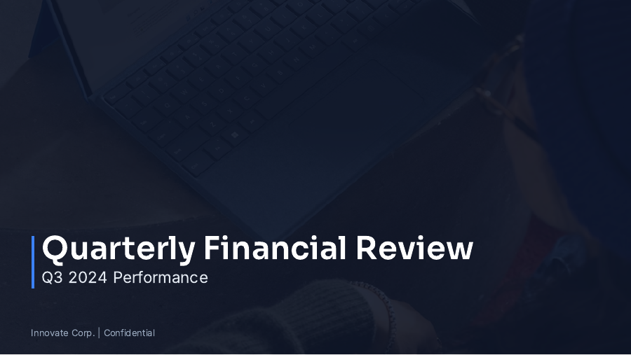 Quarterly Financial Review for Executives