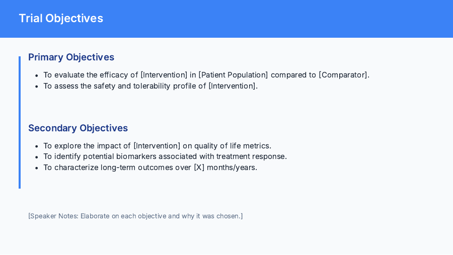 Clinical Trial Results Briefing for Clinicians